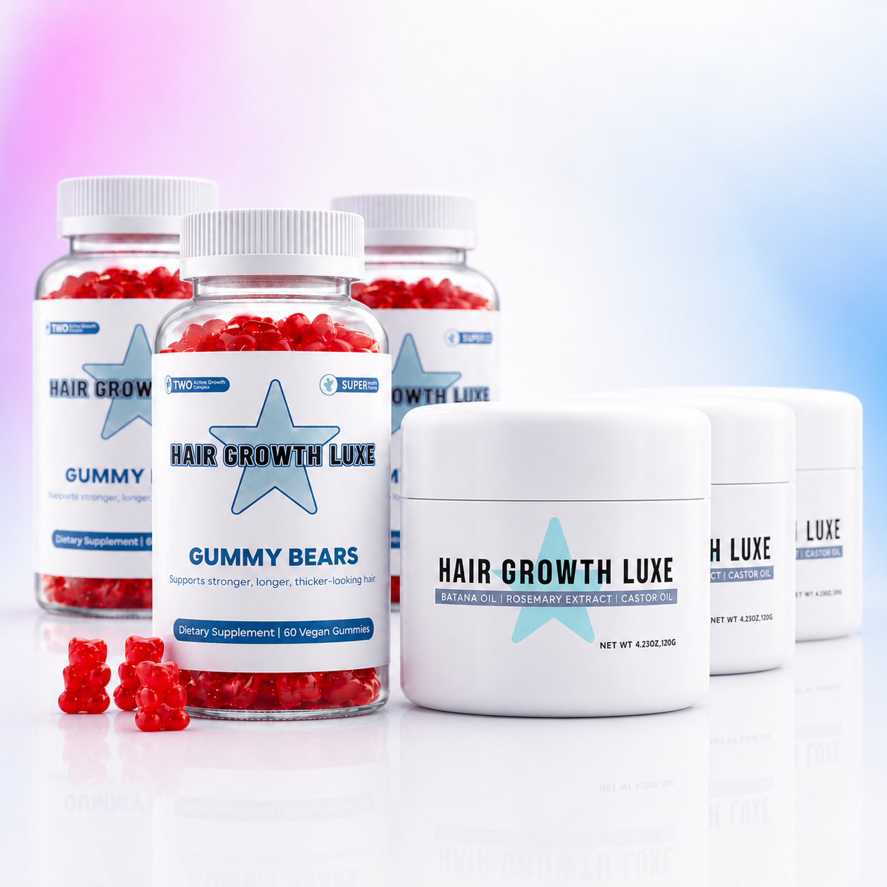 The Scalp Density System™ (3-Pack of Gummies + Oil)