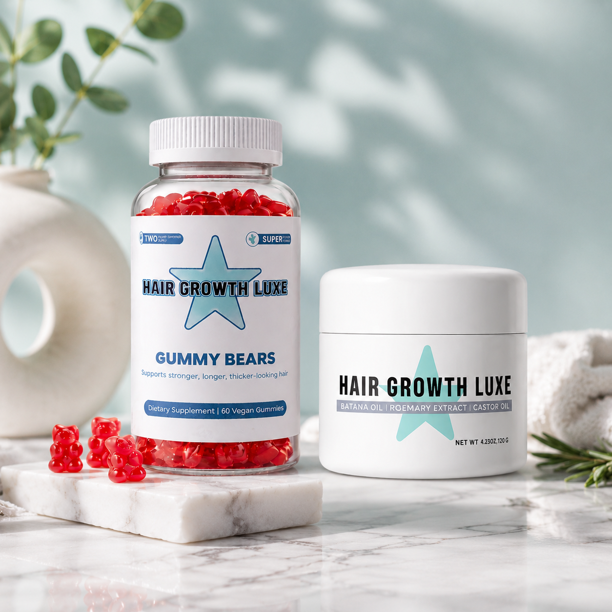 The Scalp Density System™ (Gummies + Oil)